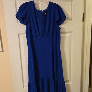 DKNY Royal Blue Midi Dress